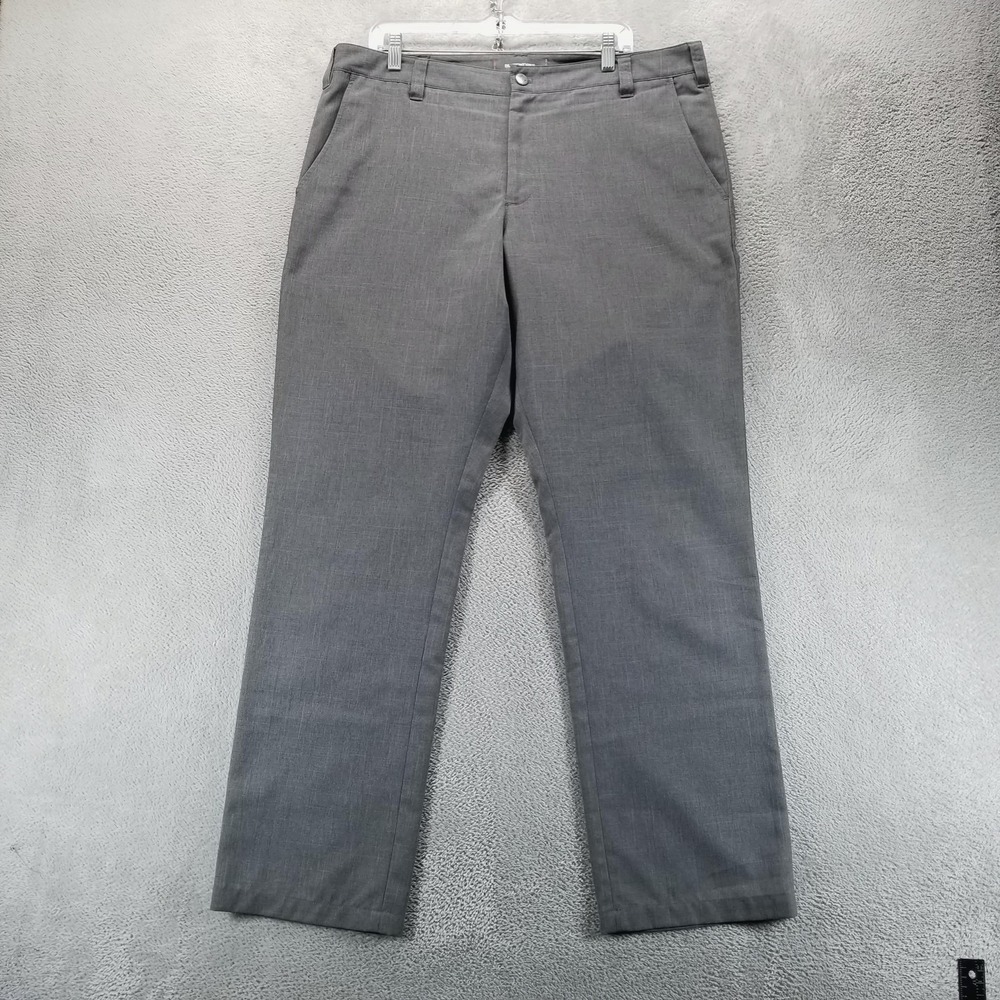 Bluffworks Pants Mens 38x34‎ Gray Ascender Regular Chino Office Work Travel